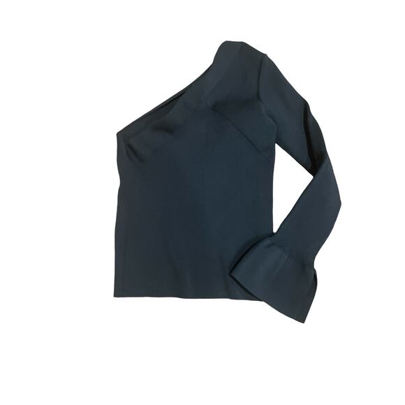 THEORY Stretch ribbed Theory One-Shoulder Sweater Size Petite NWOT - Picture 14 of 14